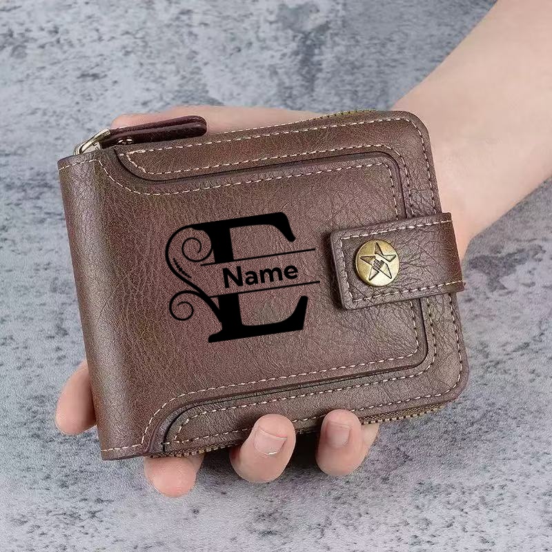 Personalized Name Box - محفظة رجالية مخصصة - محفظة رجالية