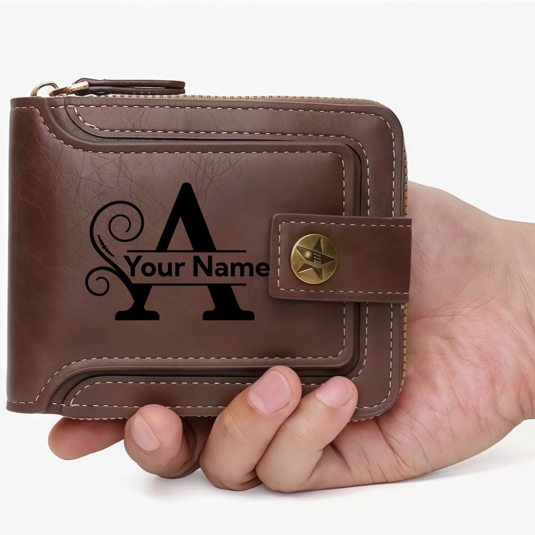 محفظة رجالية مخصصة - محفظة رجا - مراجعة Personalized Name Box وسعره