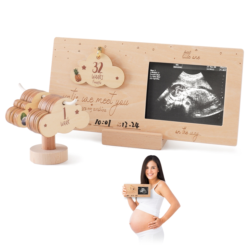 إطار صورة Sonogram للطفل ، صور - مراجعة Engraved Wood Frame وسعره