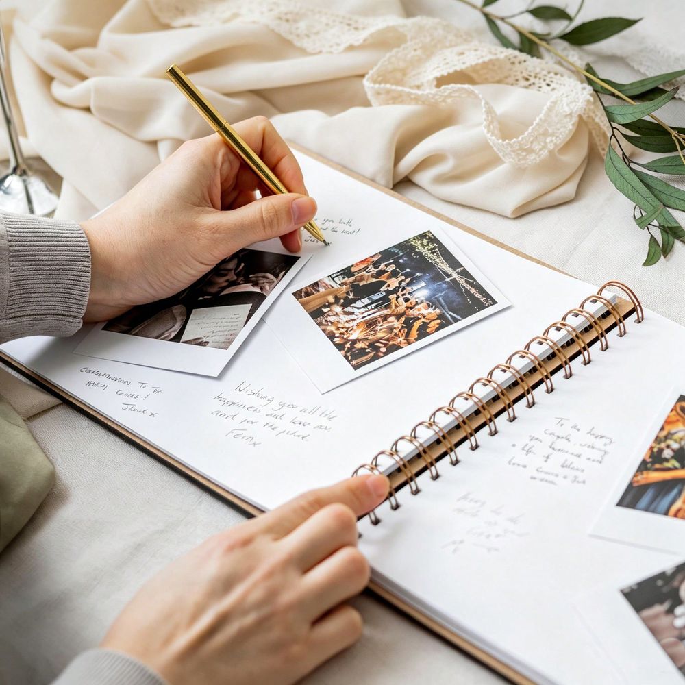 كتاب ضيوف زفاف خشبي مخصص بحجم  - مراجعة Custom Photo Book وسعره