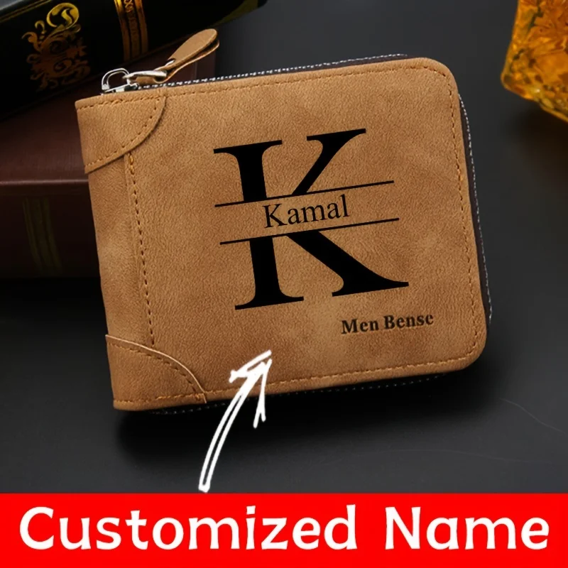 محفظة رجالية مخصصة بالاسم، عصر - مراجعة Personalized Name Box وسعره